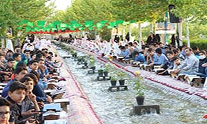 برگزاری جشن بزرگ روزه اولی ها با همکاری شهرداری باغ شهر تاریخی در پارک کوثر