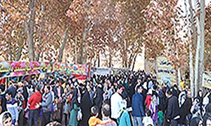 جشنواره قورمه و غذاهای سنتی در باغ جهانی پهلوان پور مهریز برگزار شد 
